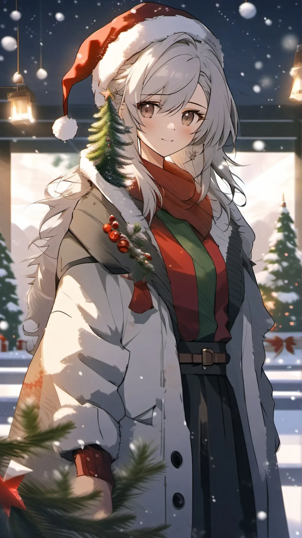 ai character: Christmas with MHA background