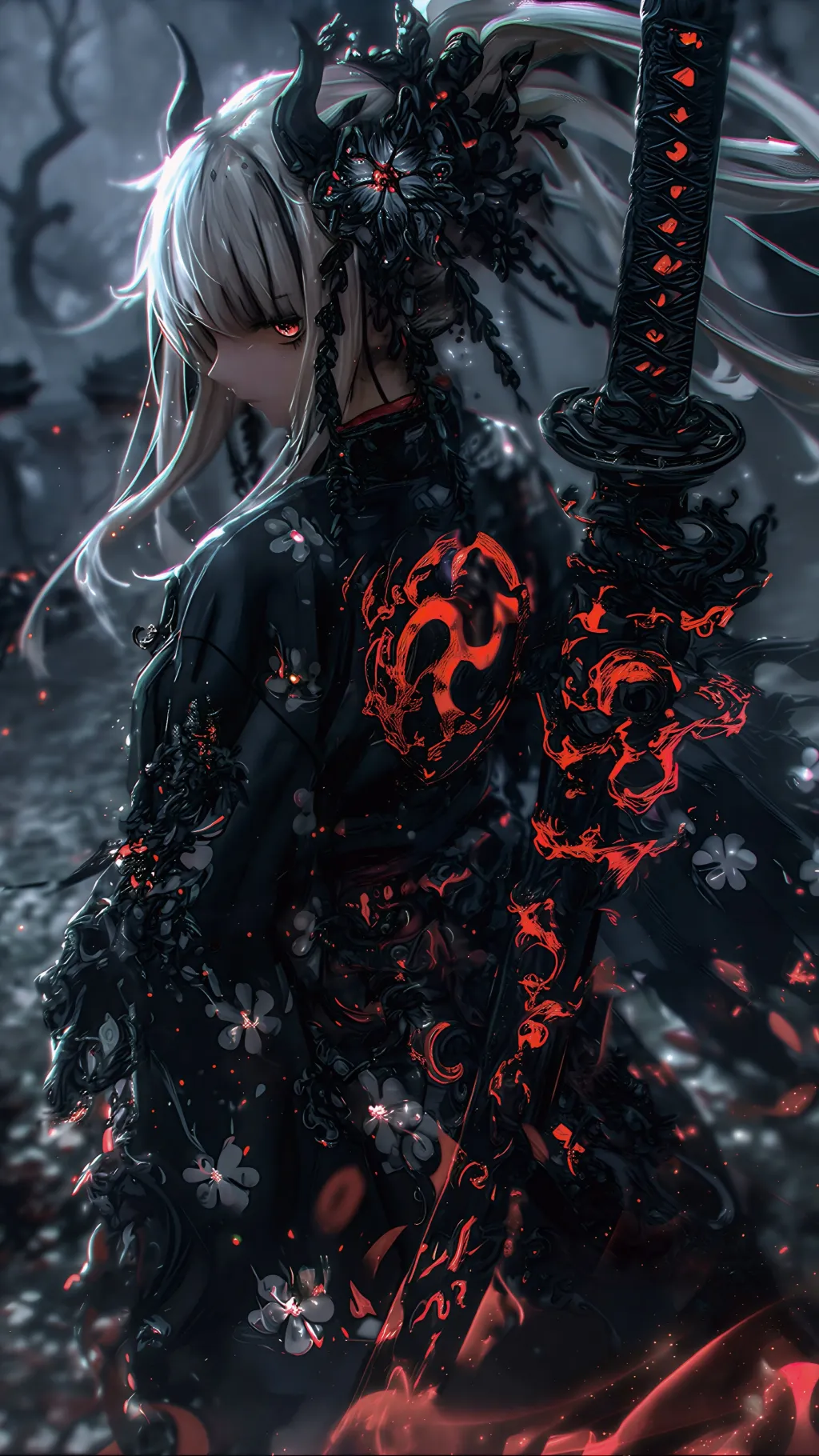 ai character: Kurohana background