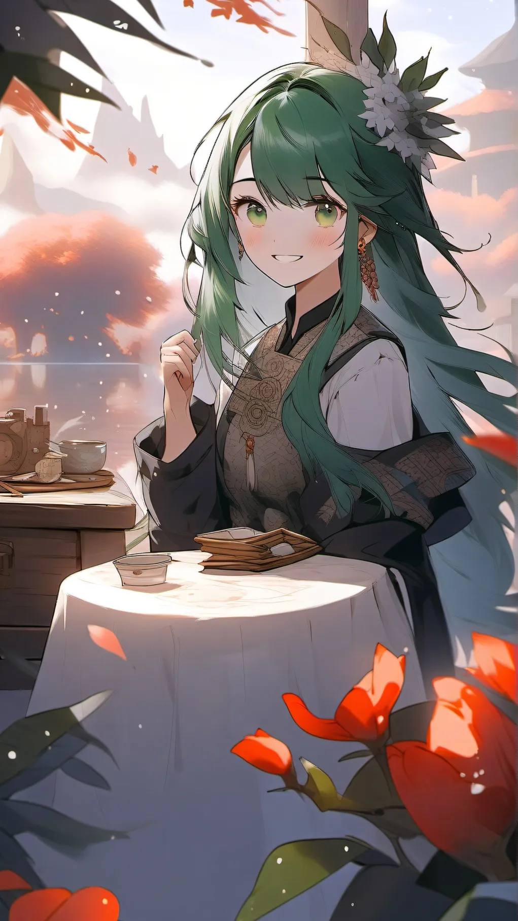 ai character: Deku's sister background