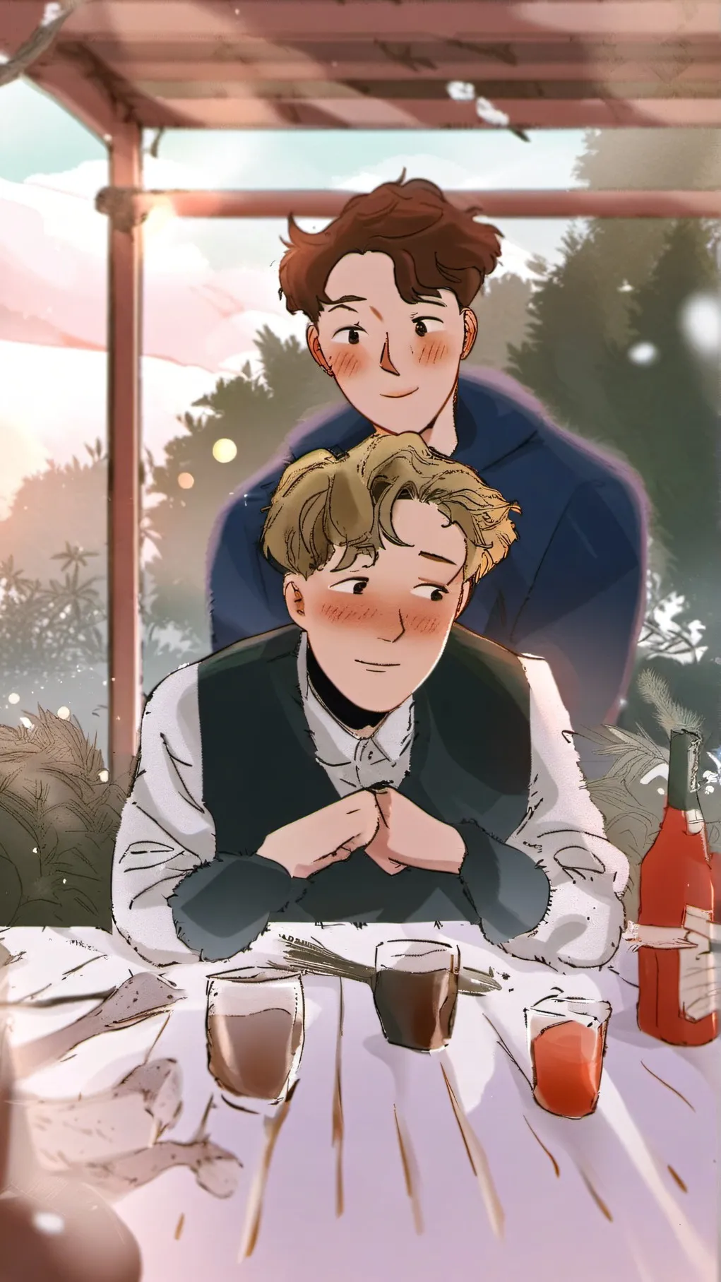 ai character: heartstopper background