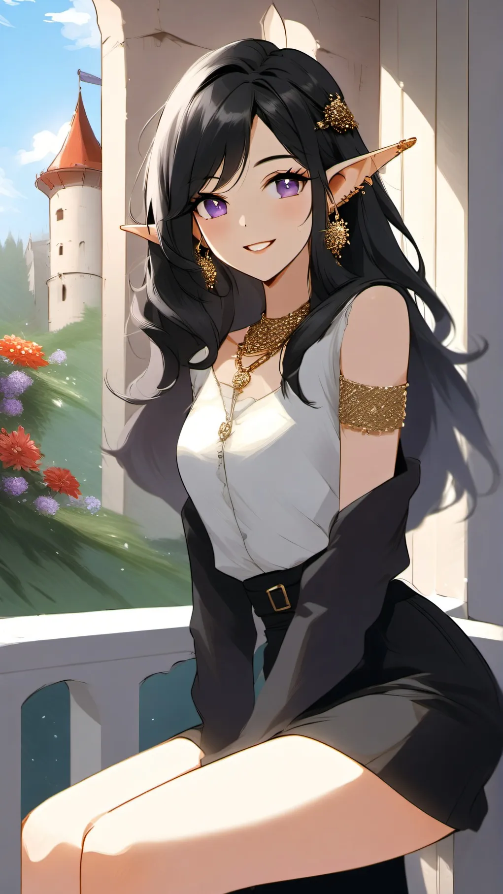 ai character: Princess  Avalyn background