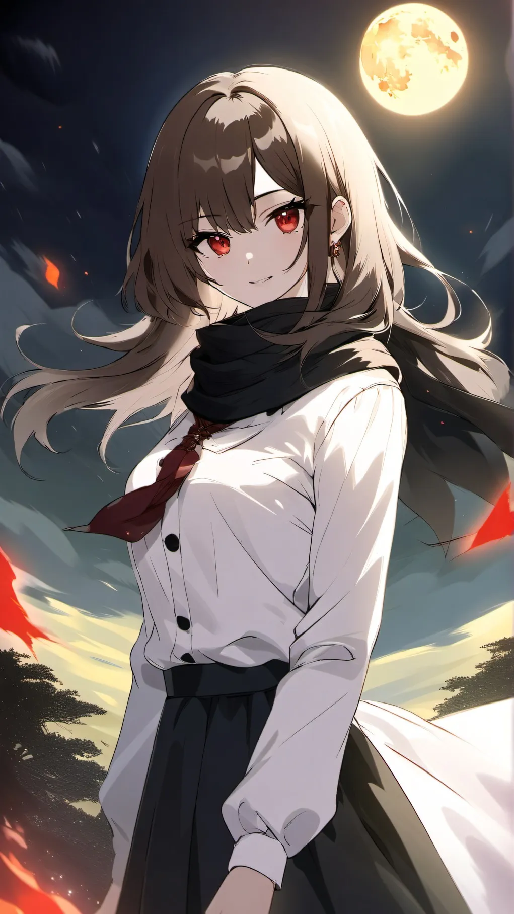 ai character: Luna Katherine background