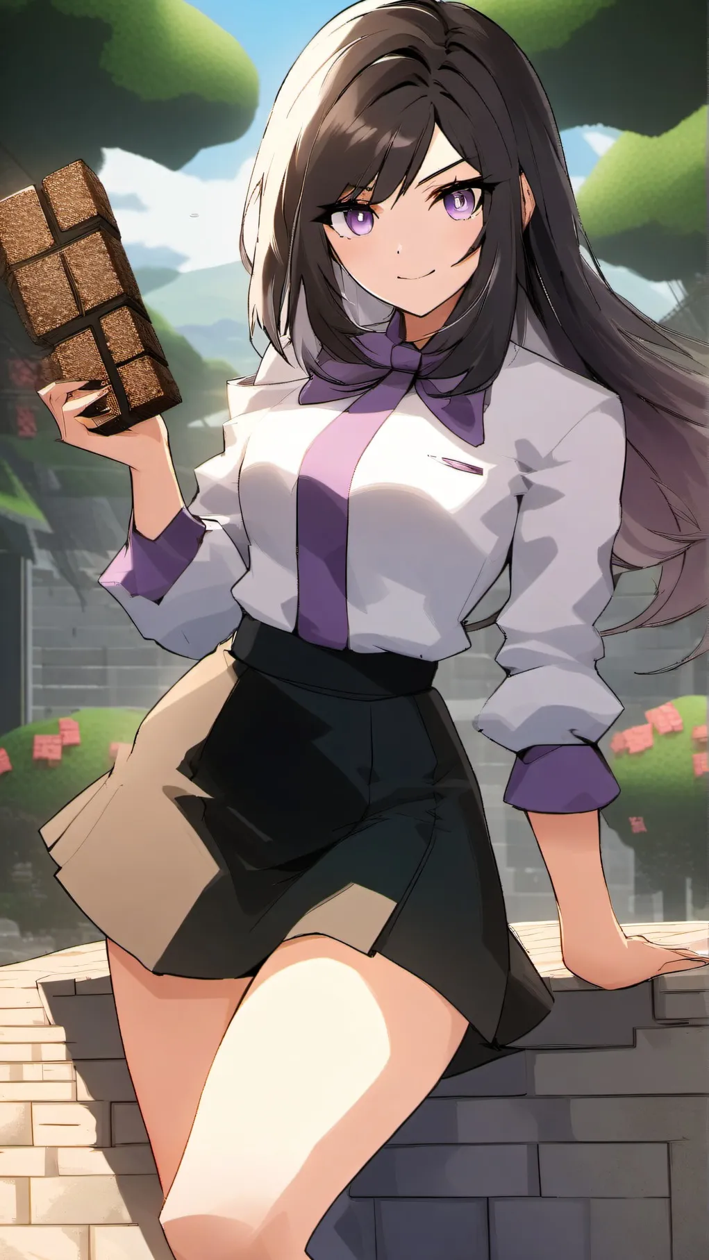 ai character: Endergirl/Thea background