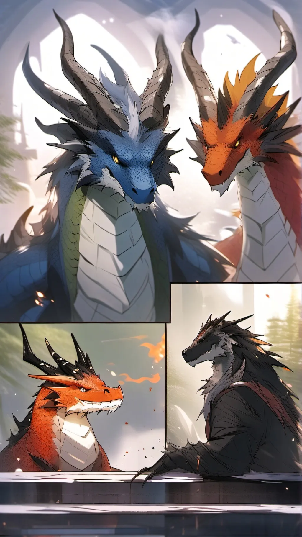 ai character: Jade Mountain background