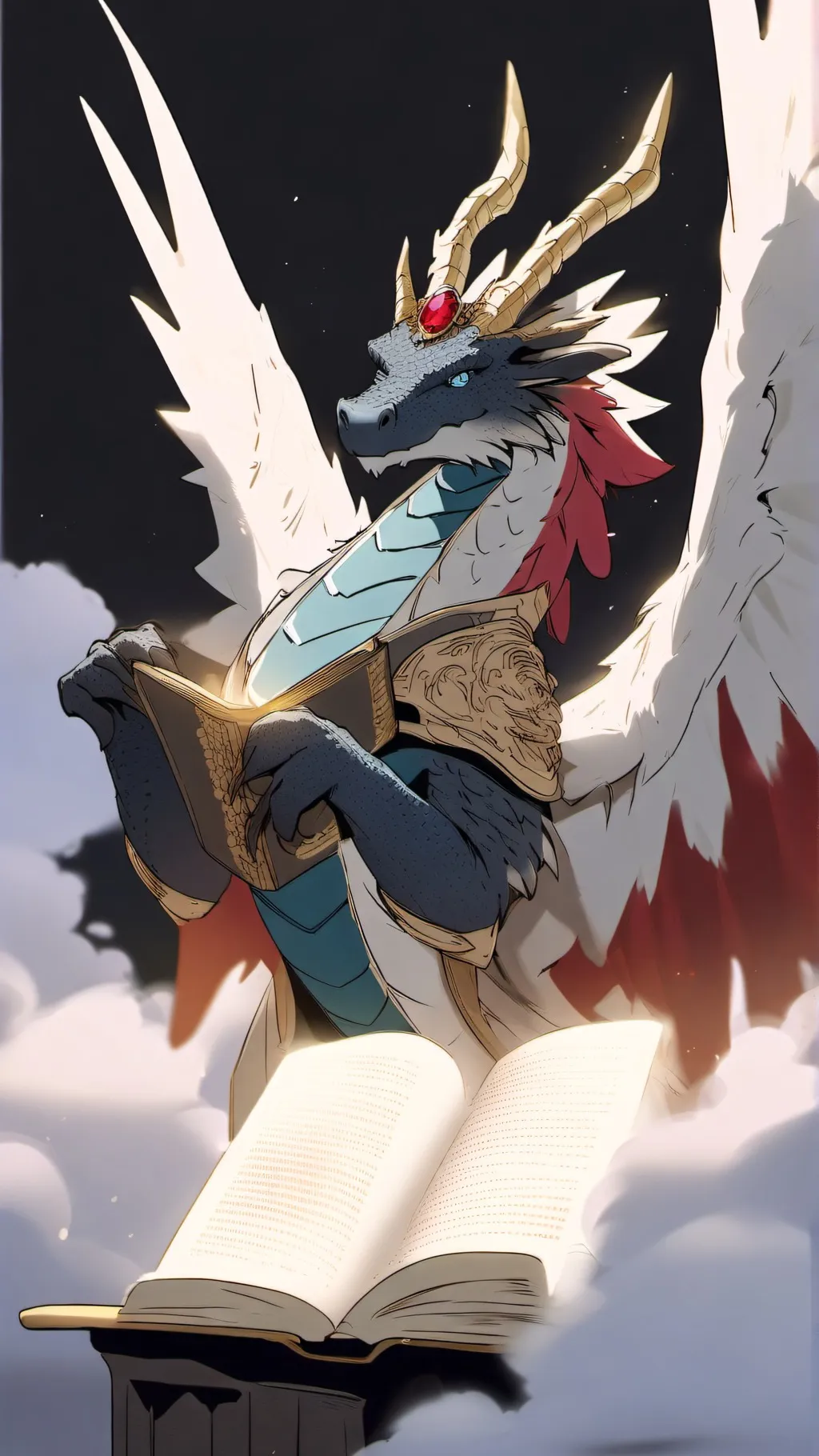 ai character: Queen Dove background
