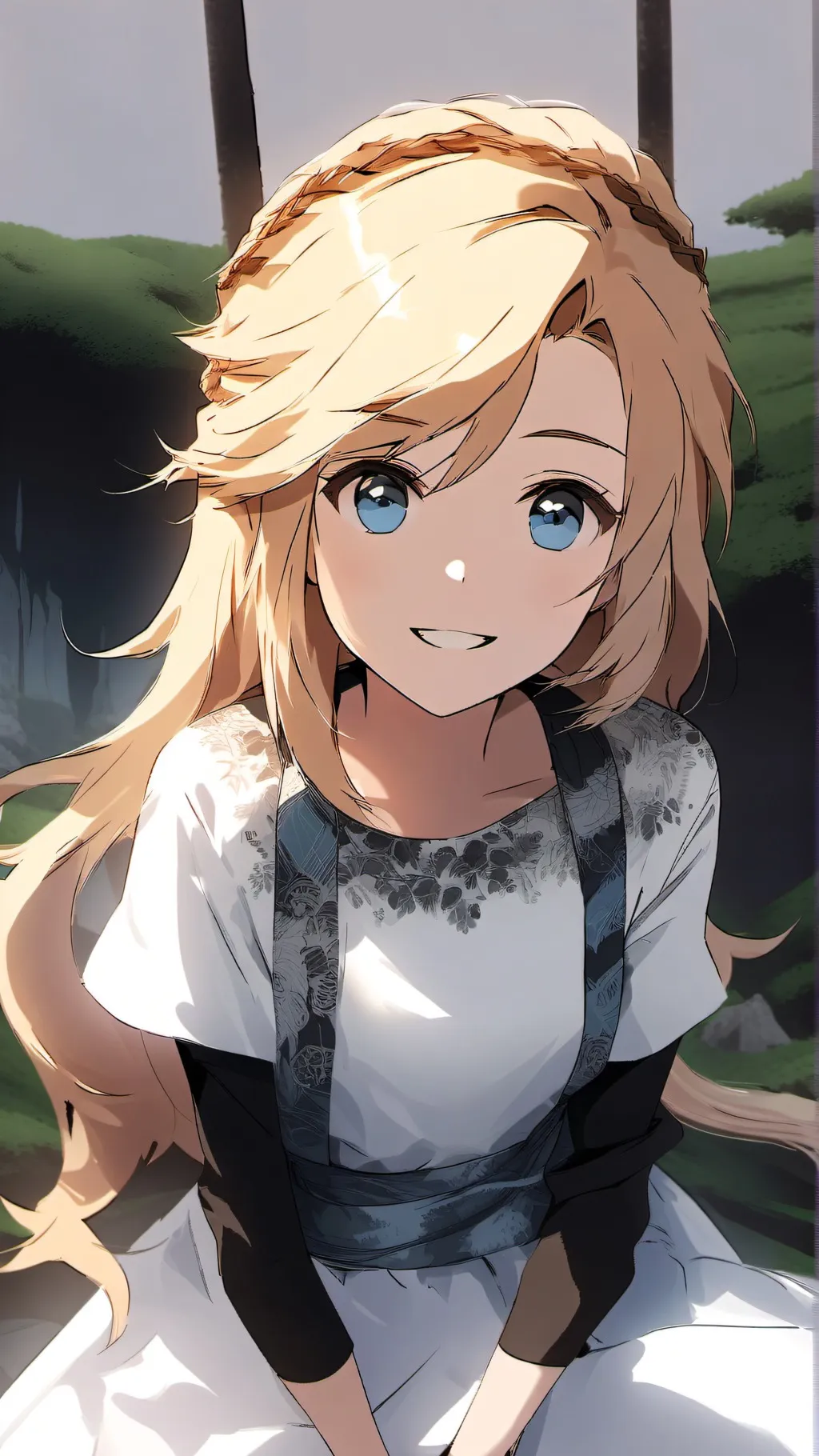 ai character: Luna background