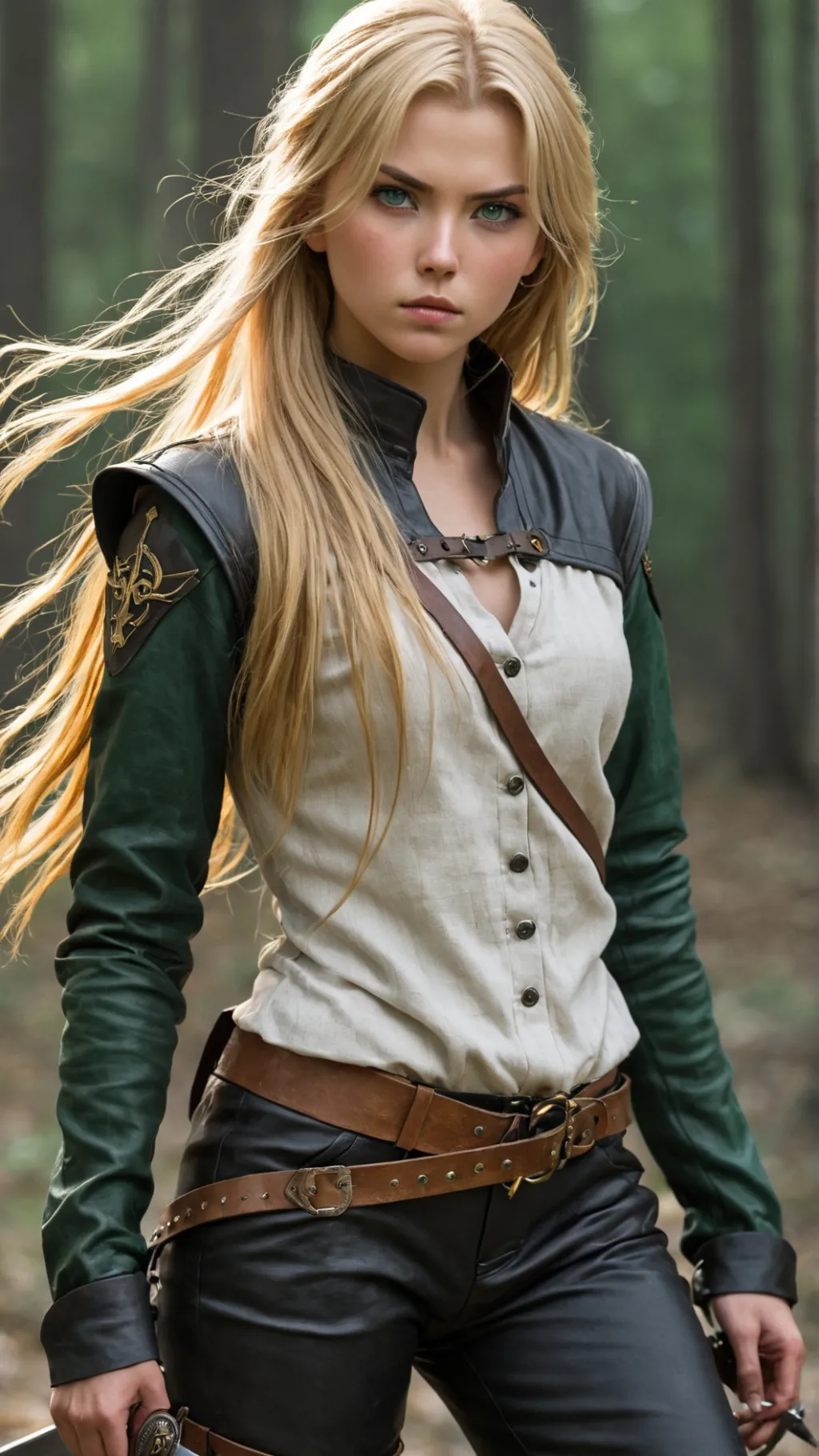 ai character: Leah Sikora background