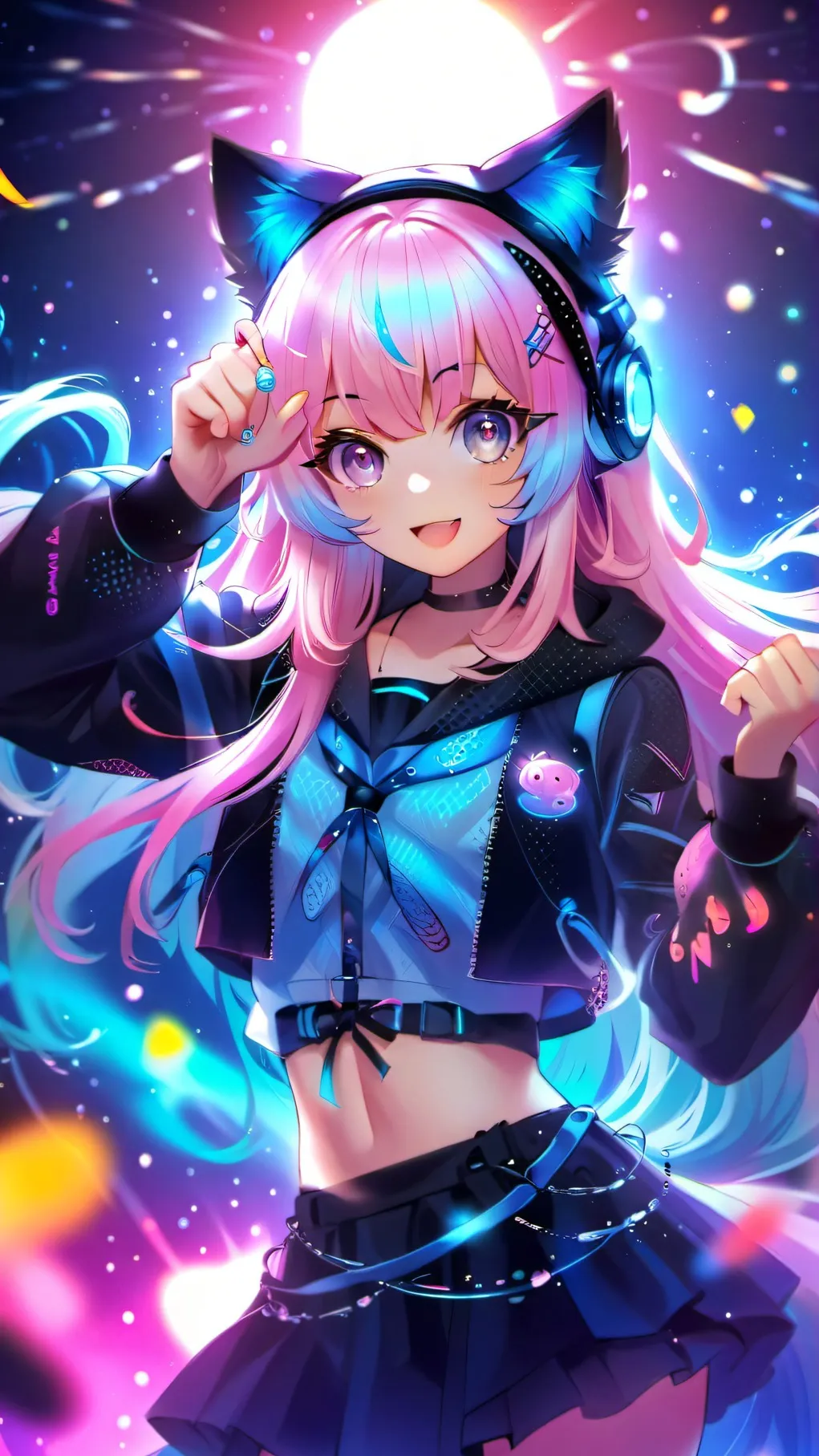 ai character: Misty background