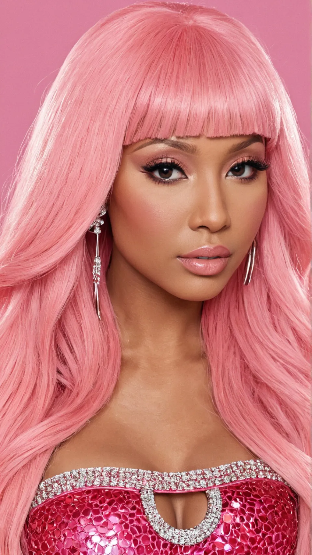 ai character: Nicki Minaj background