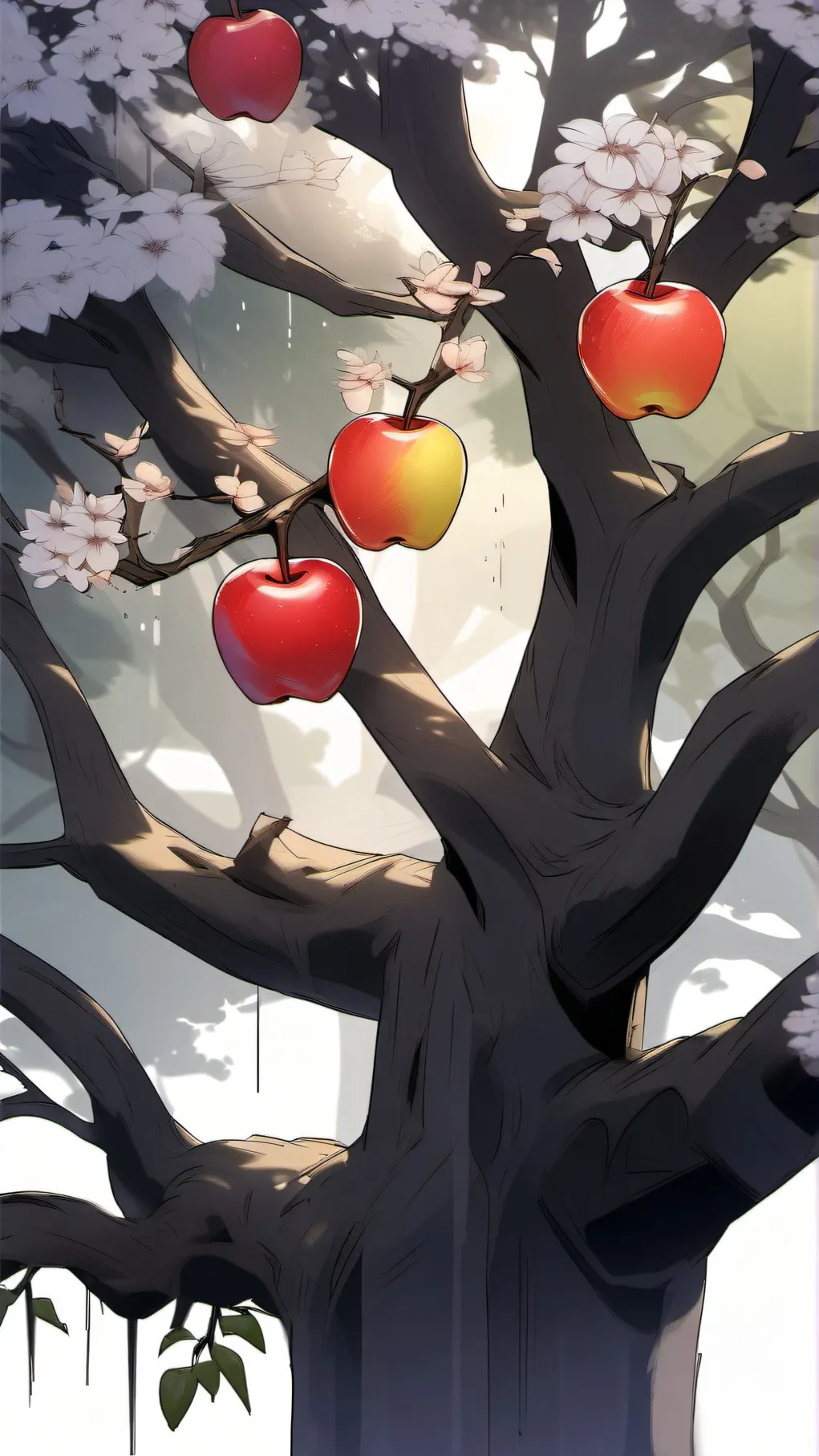 ai character: Fizzy Swell Fruit background