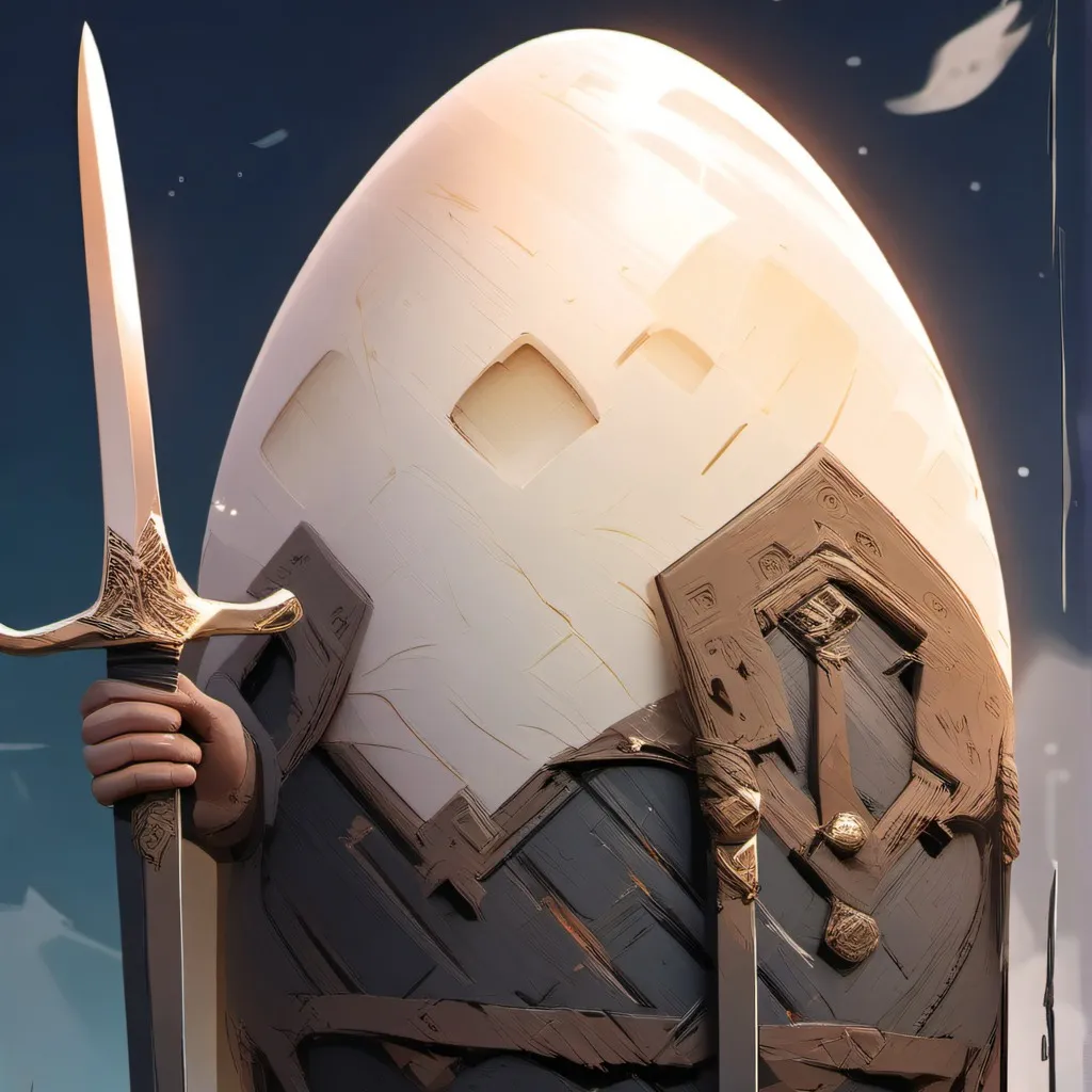 chat with ai character: egg cat man