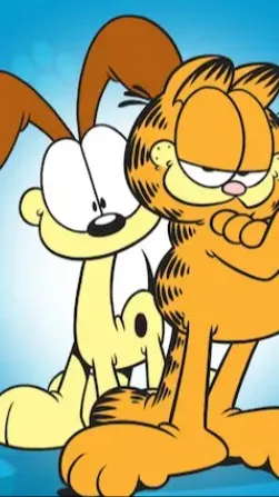 ai character: Garfield background