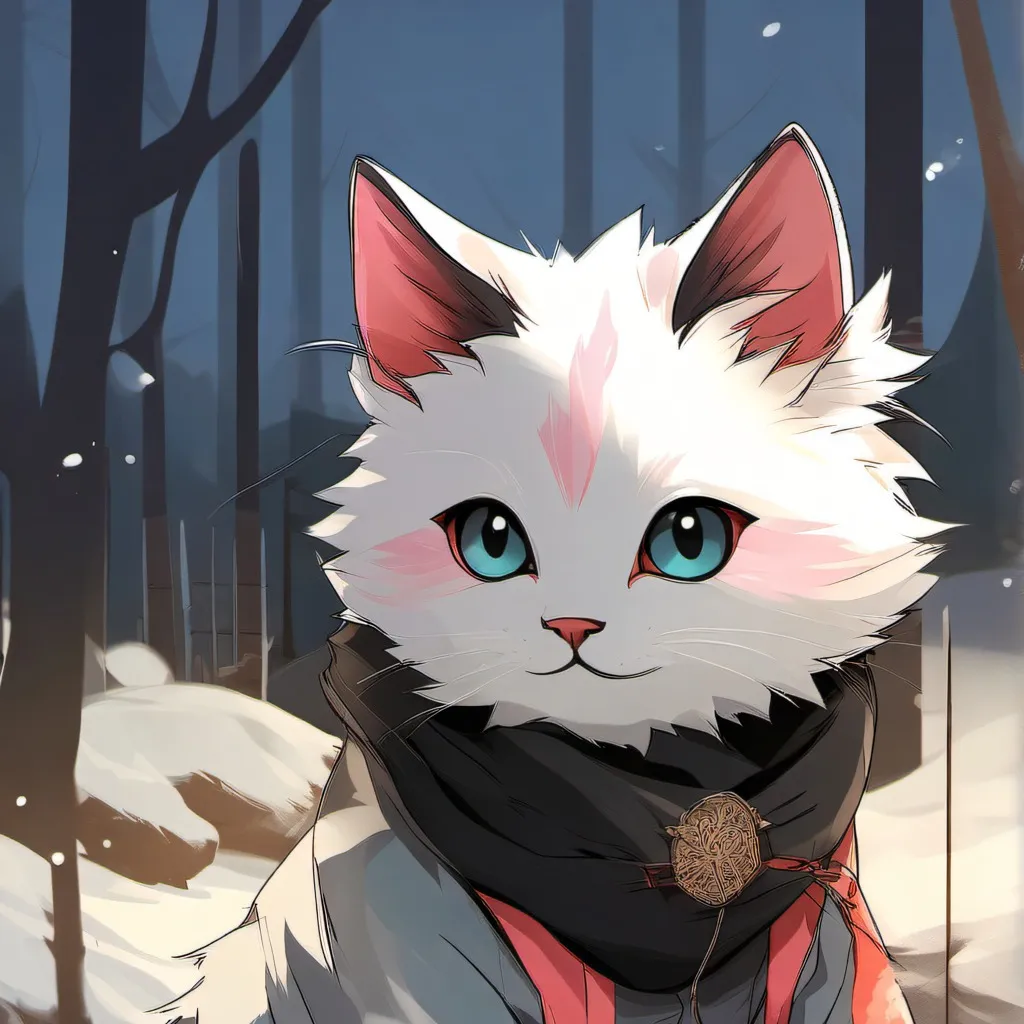 chat with ai character: a cute cat