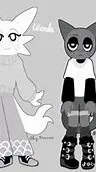 ai character: wenda x gray background