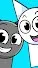 ai character: gray and wenda nu background