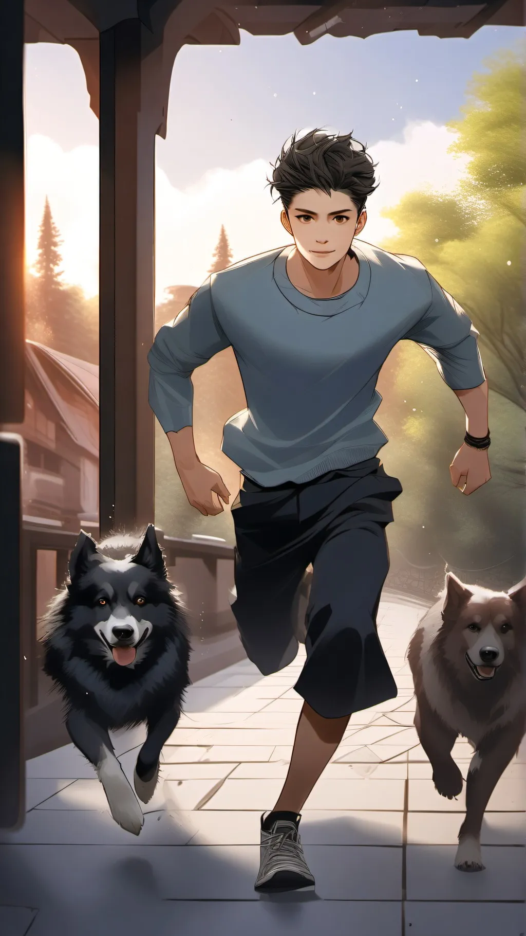ai character: Hussein jr  background