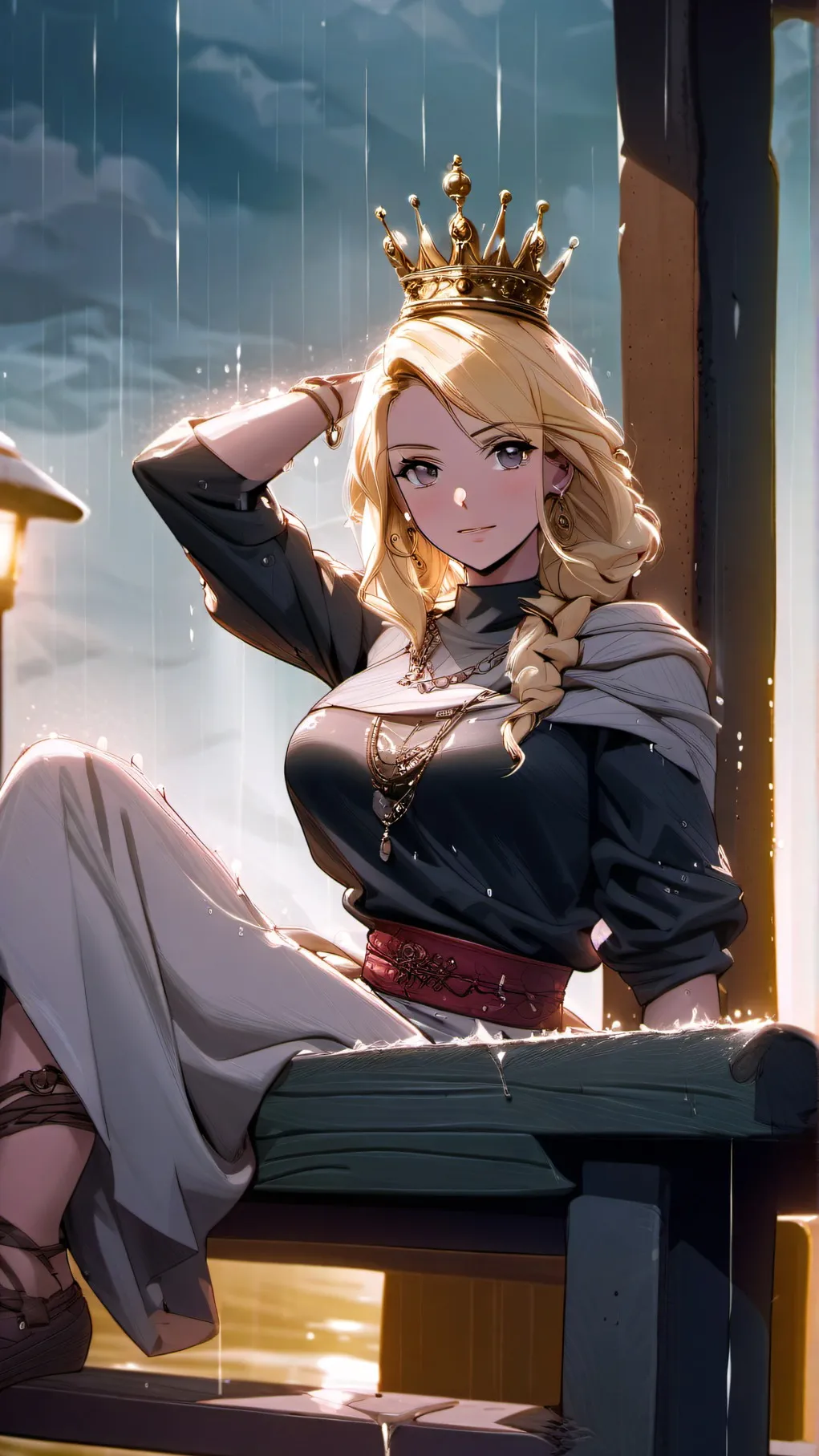 ai character: Queen Rayna background