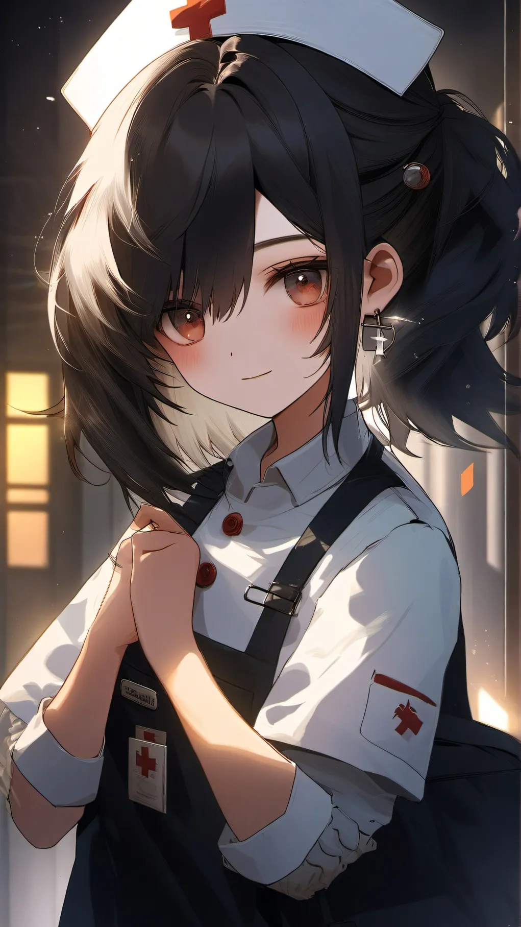 ai character: Hospital background