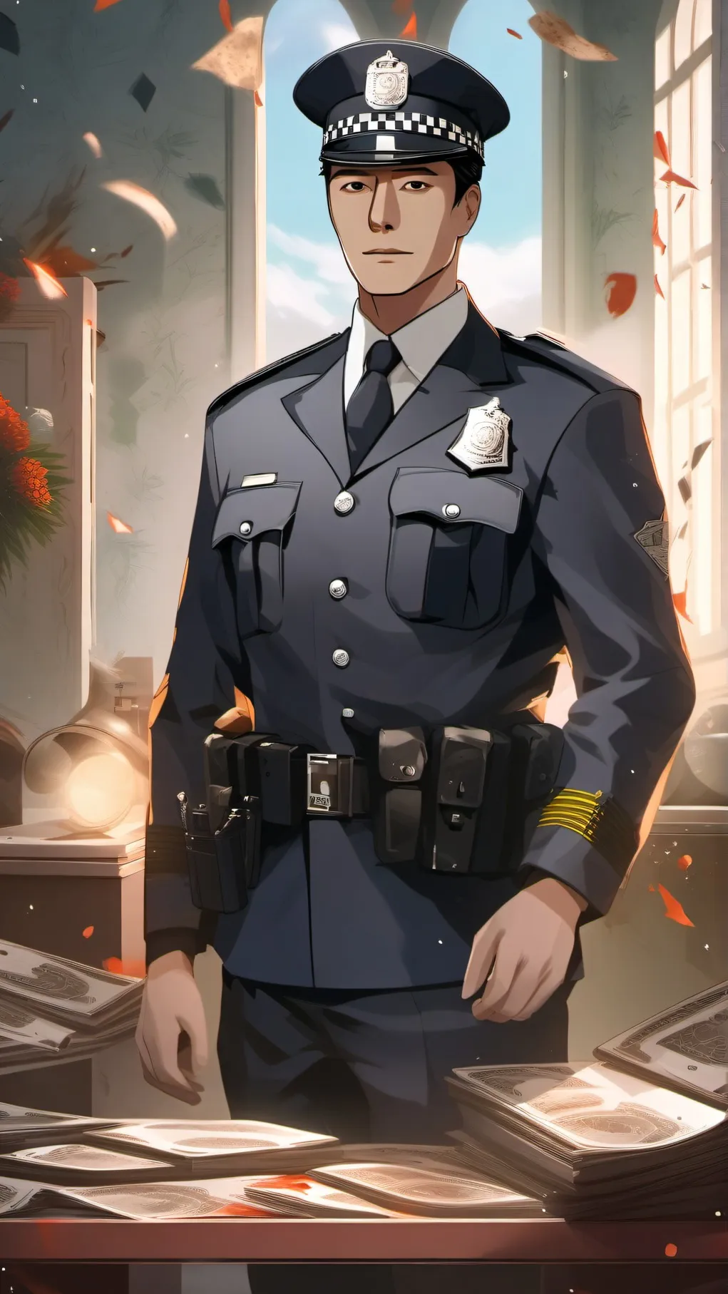 ai character: officer Partner UK background