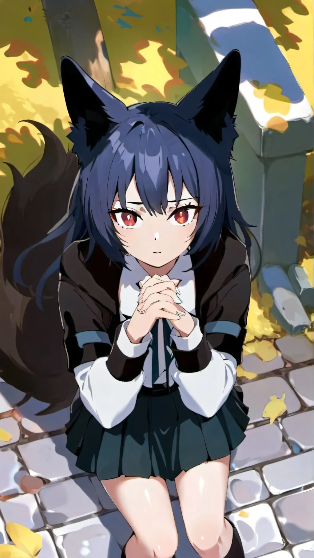 ai character: Azul background