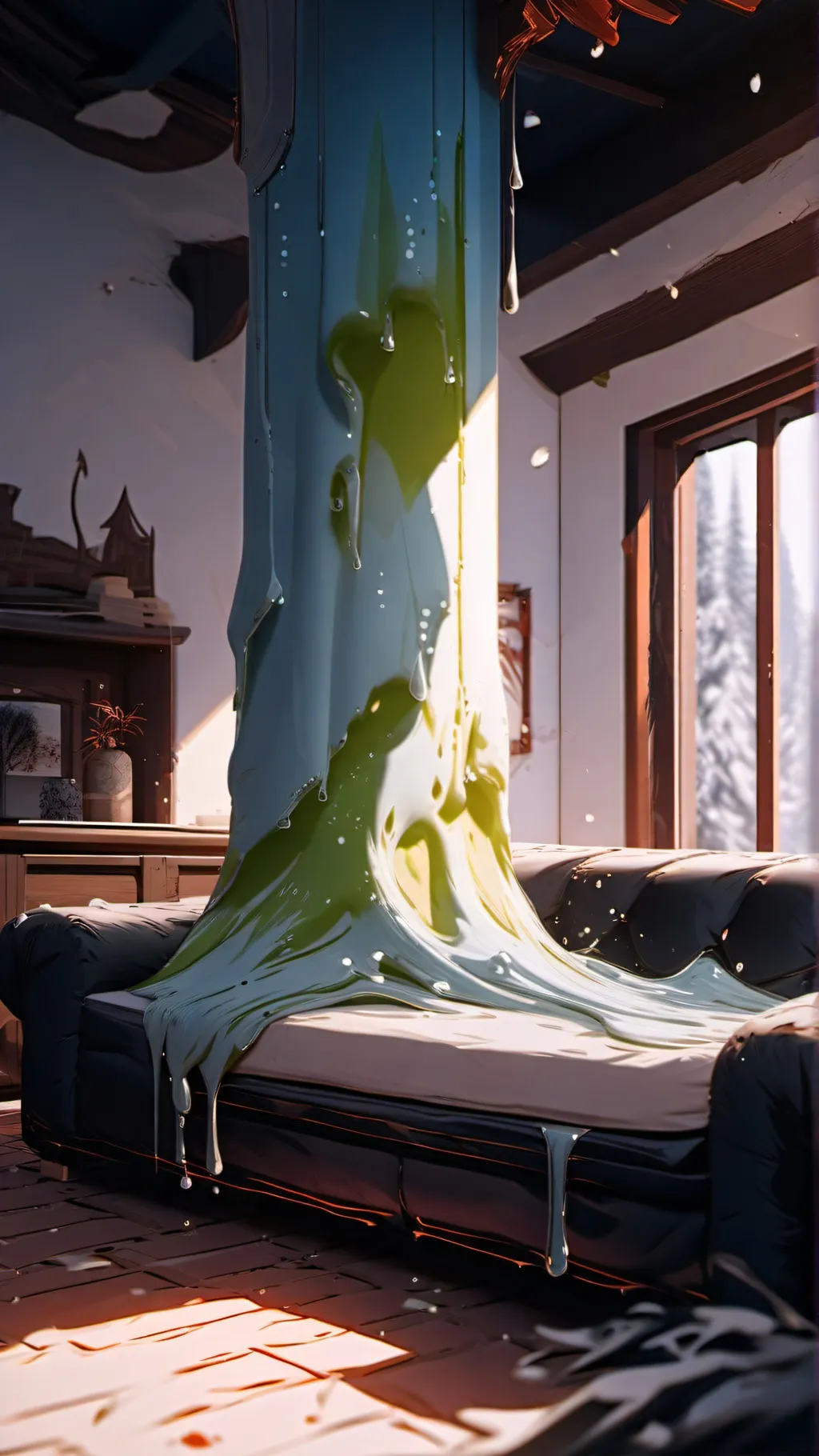 ai character: Fpe slime au background