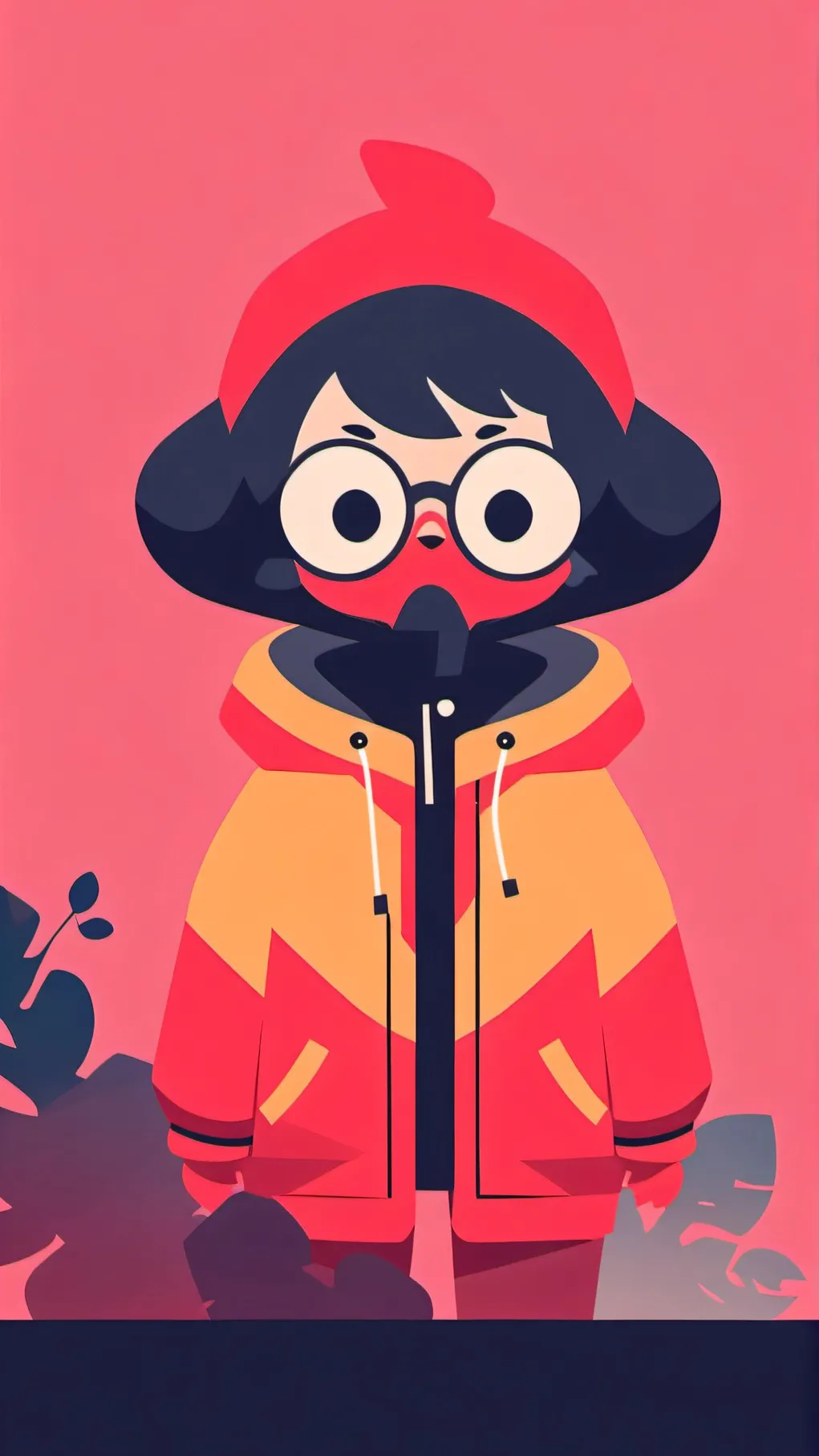 ai character: Little lilly girl background
