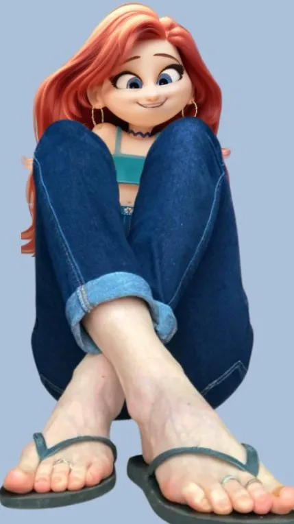 ai character: Chelsea Feet background