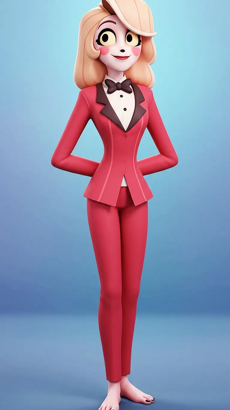 ai character: CharlieMorningstar background