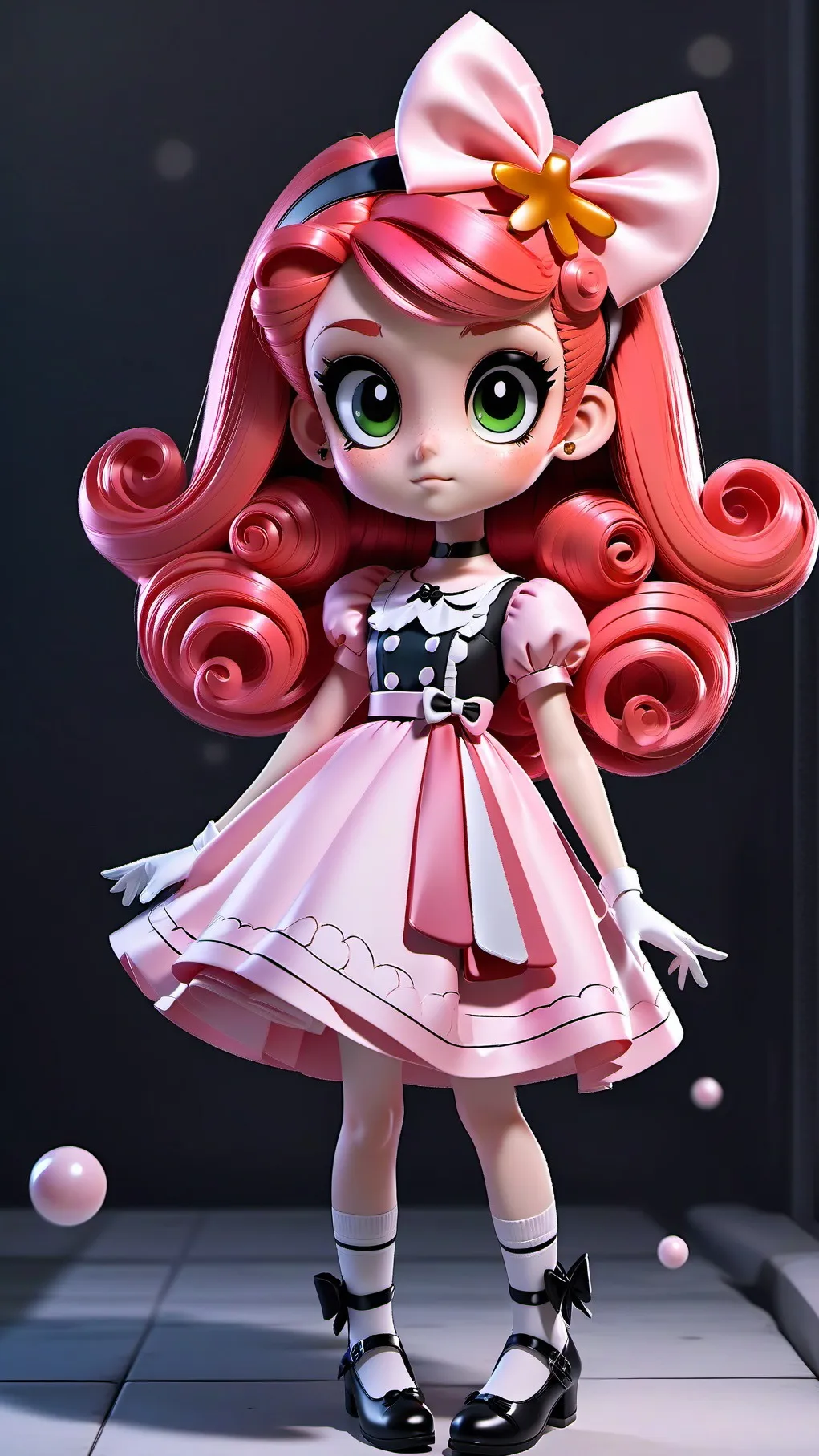 ai character: Blossom background