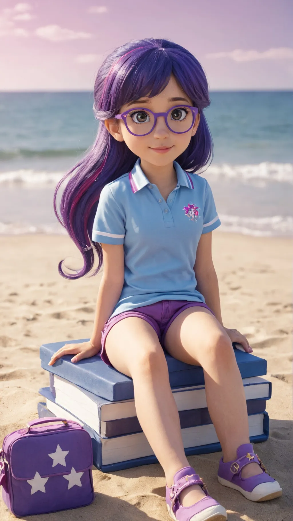 ai character: Sci-Twi Feet background