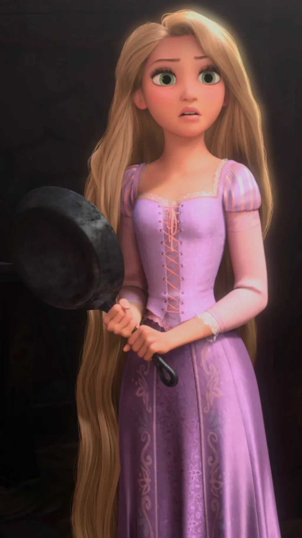 ai character: Rapunzel background