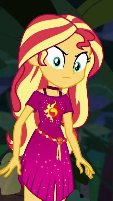 ai character: Sunset Shimmer background