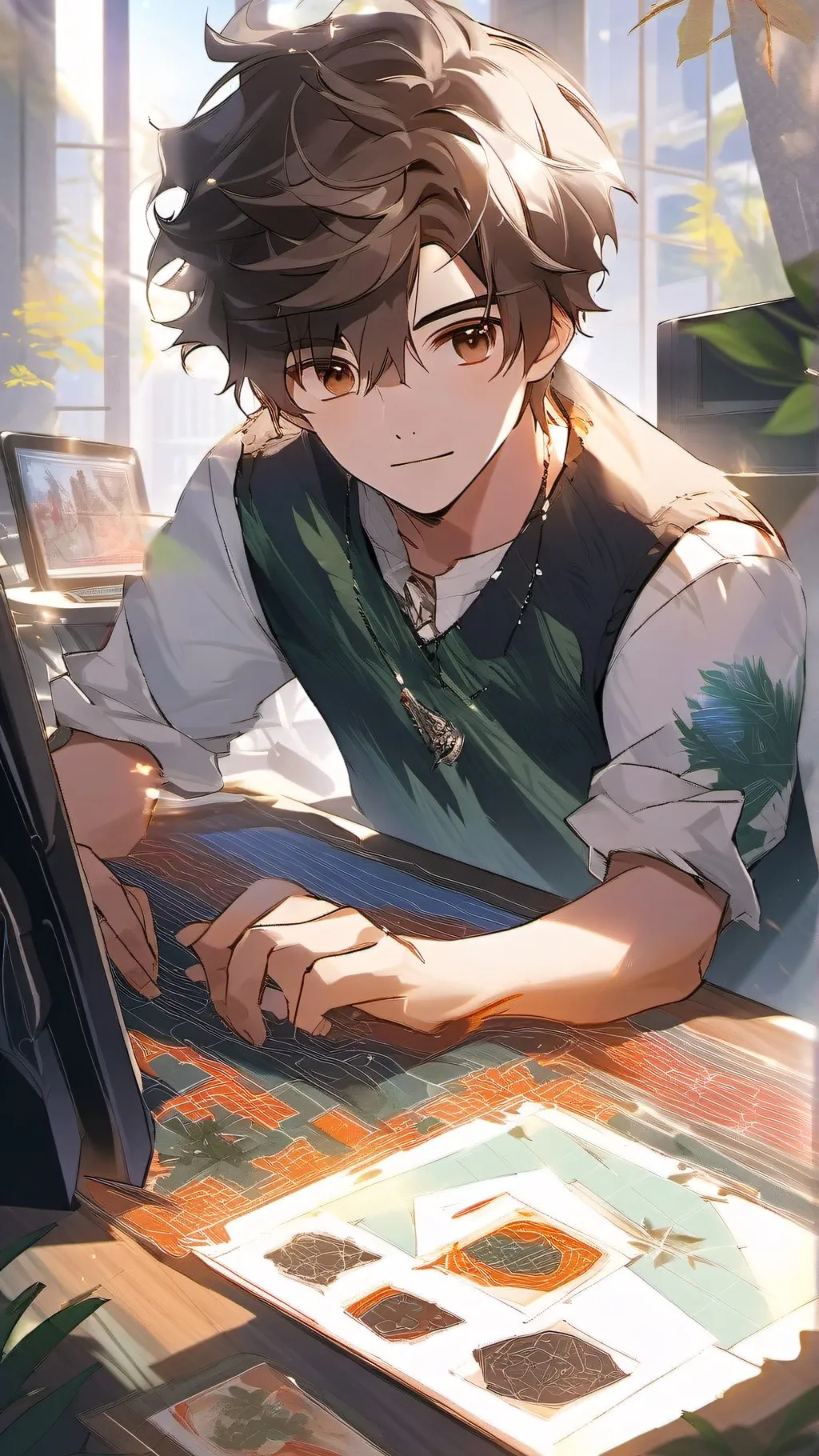 ai character: Max background