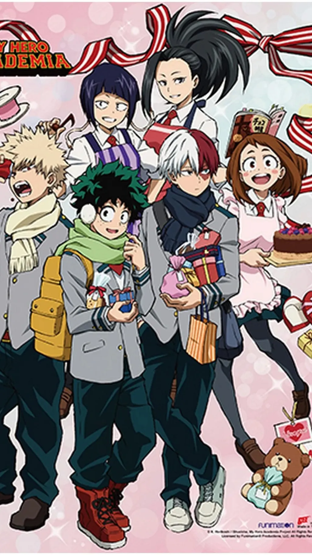ai character: MHA San Valentin background