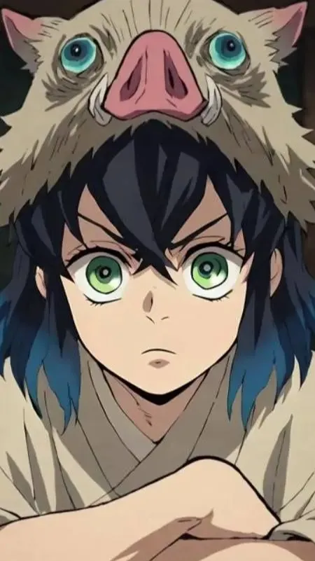 ai character: Inosuke Hashibira background