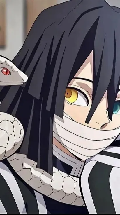 ai character: Iguro Obanai background