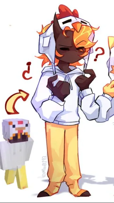 ai character: THEMAGMABOI background