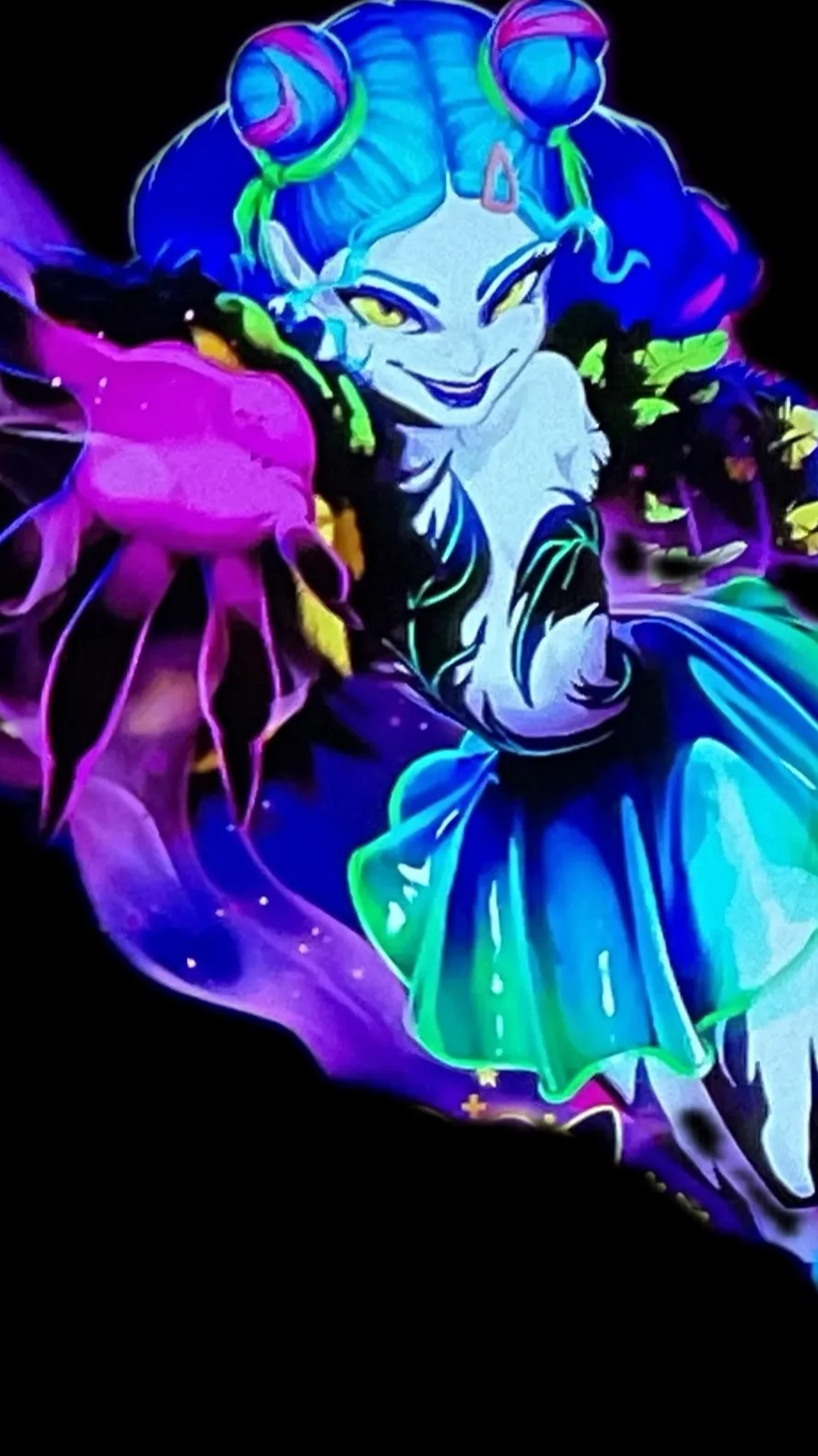 ai character: Night Sara  background