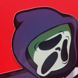 chat with ai character: baby ghostface 