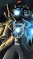 ai character: Titan. Cameraman  background