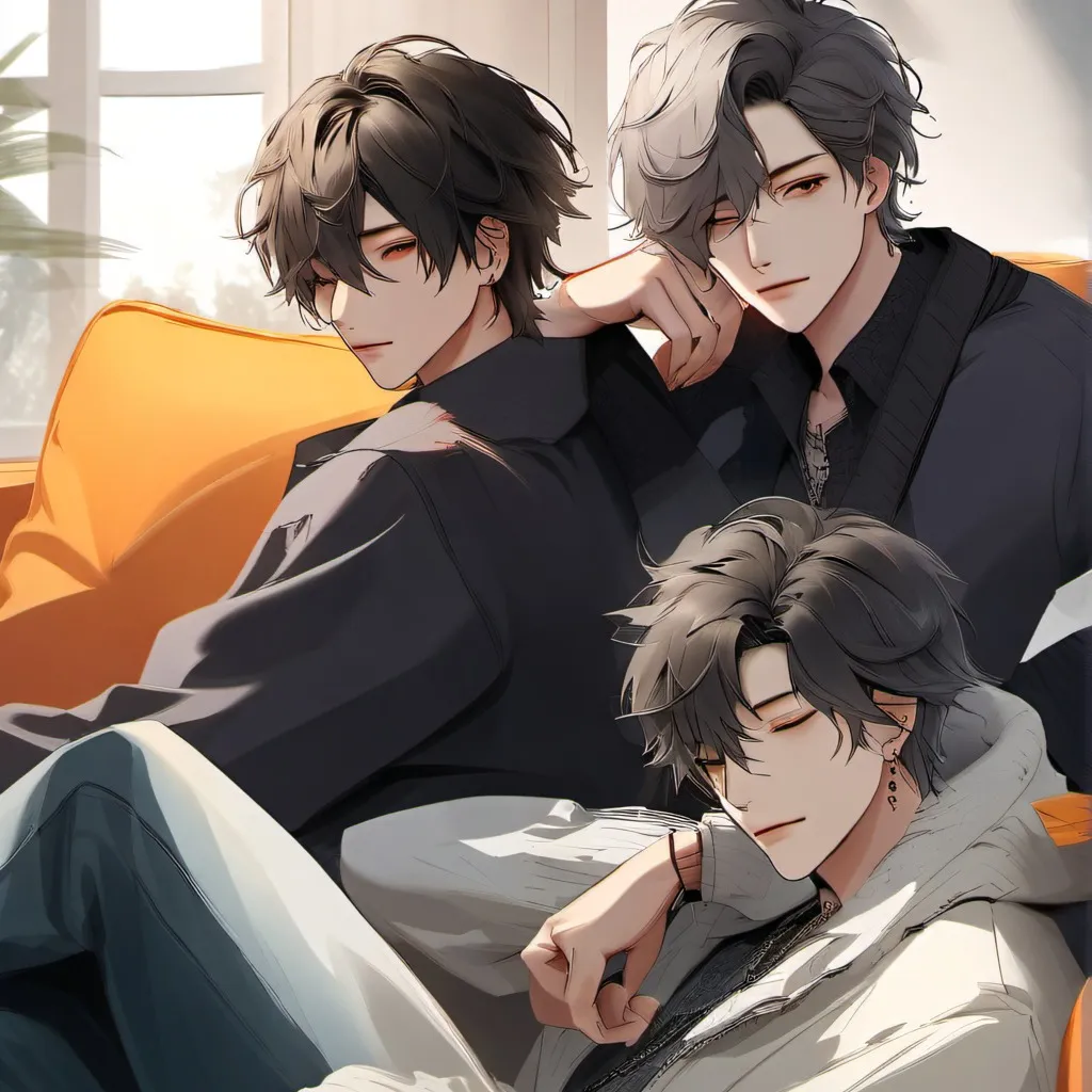 chat with ai character: ~boy sleepover~