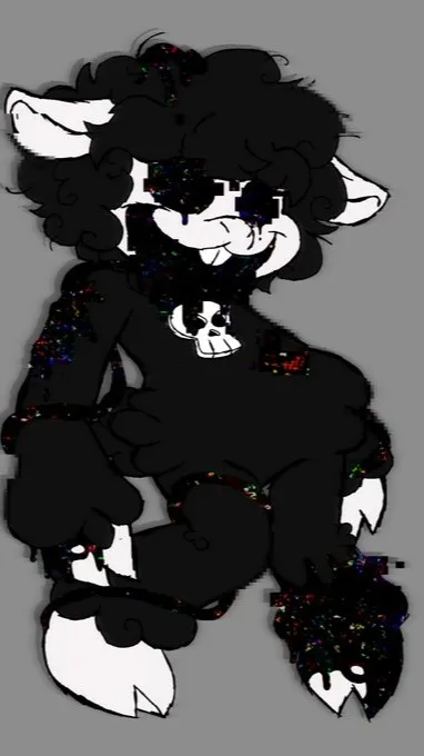 ai character: corrupted Baba background