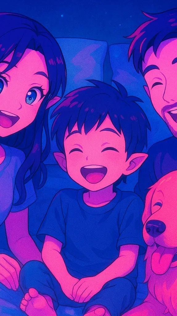 ai character: on big fam background