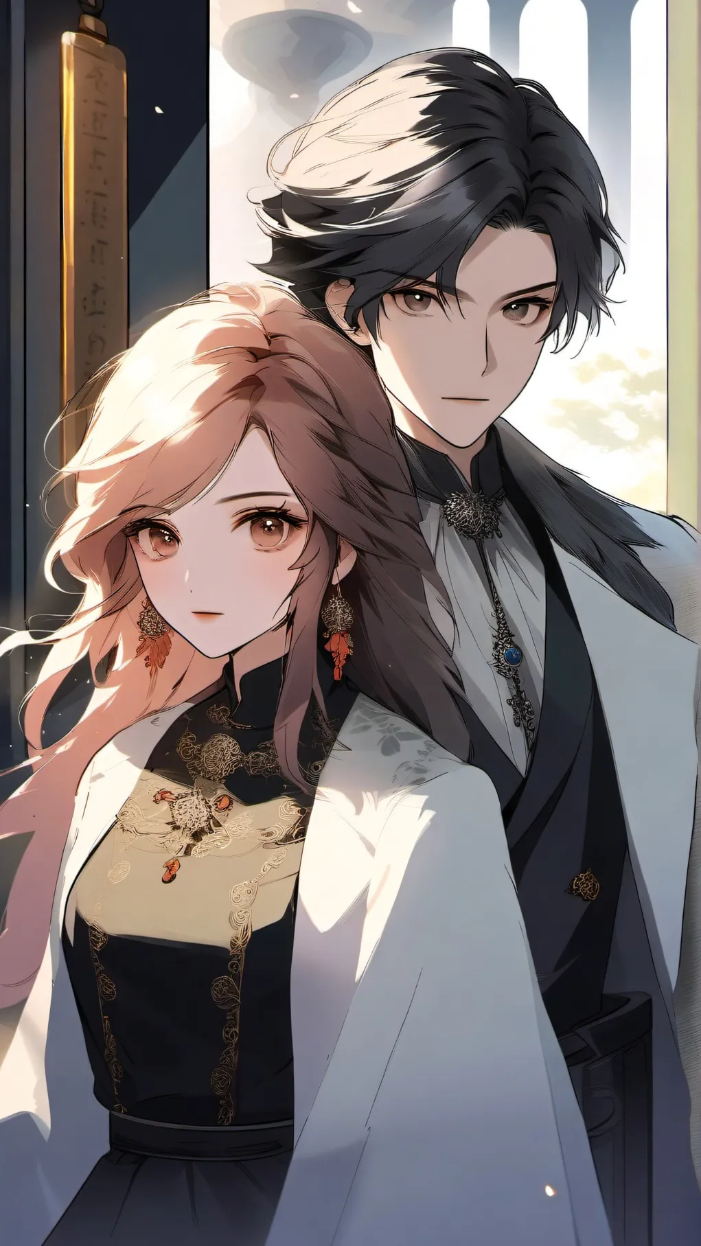 ai character: Ella and Dom background