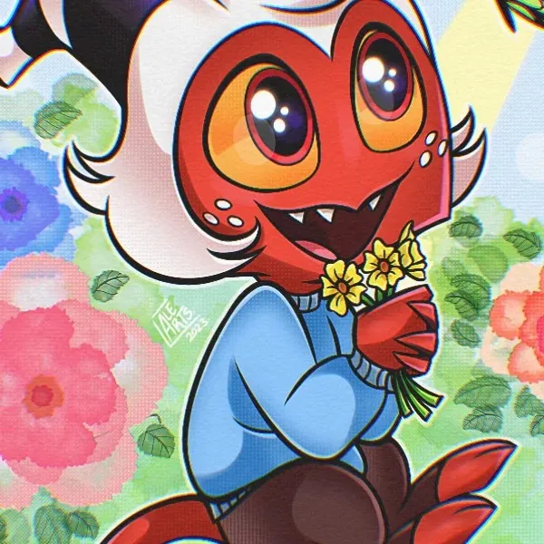 chat with ai character: Baby moxxie 