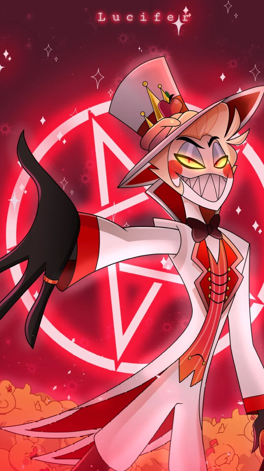 ai character: Lucifer background