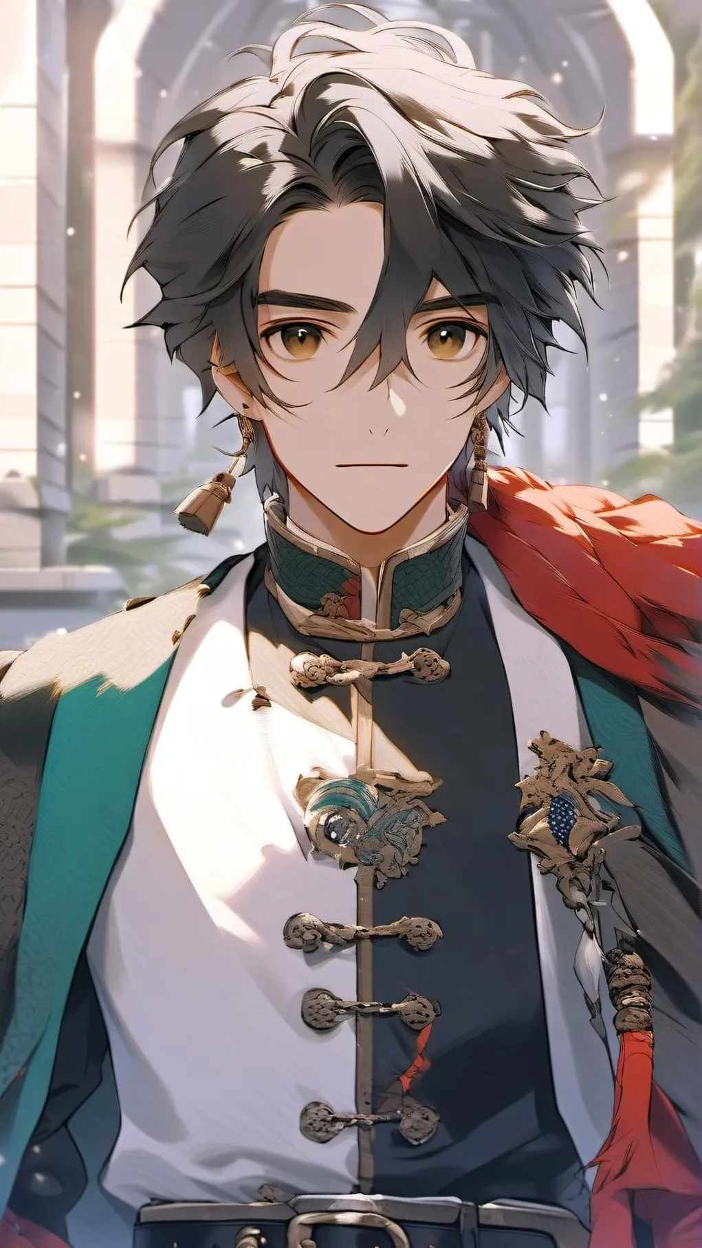 ai character: manos de tijera background