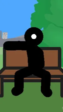 ai character: Stickman background
