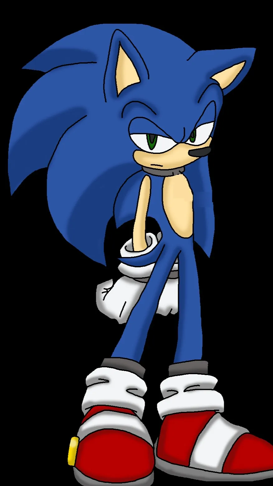 ai character: Captured Sonic background