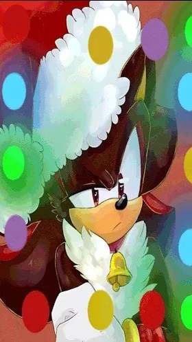 ai character: Shadow's Christmas background